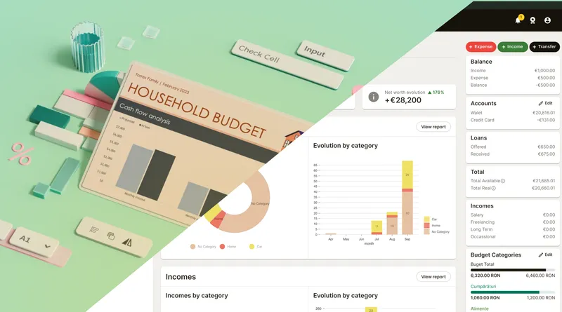 Excel vs Software pentru finanțe personale